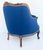 Wood 1920s Carved Walnut French Bergeres Armchairs Upholstered in Silk, a Pair For Sale - Image 7 of 15