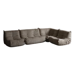 Togo Sofa by Michel Ducaroy for Ligne Roset, 1970s, Set of 4 For Sale