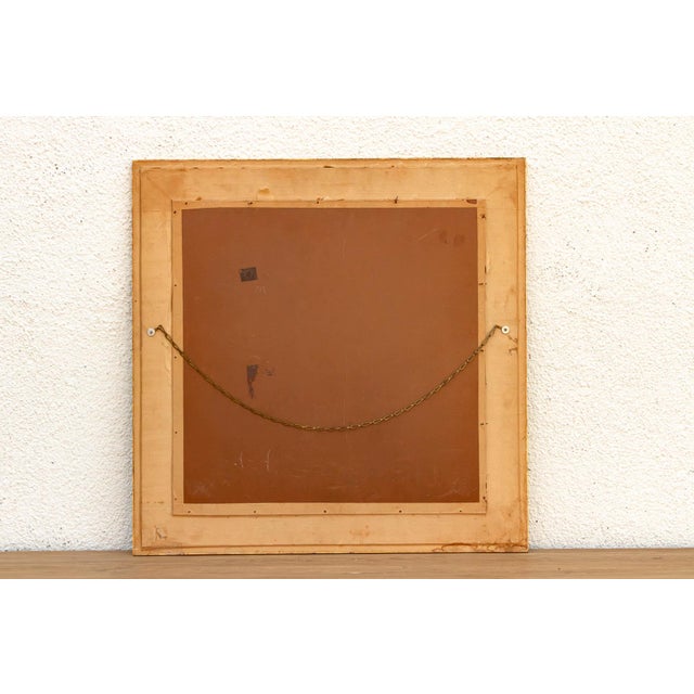 Wood Vintage Thai Pavilion Gathering Narrative Painting For Sale - Image 7 of 8