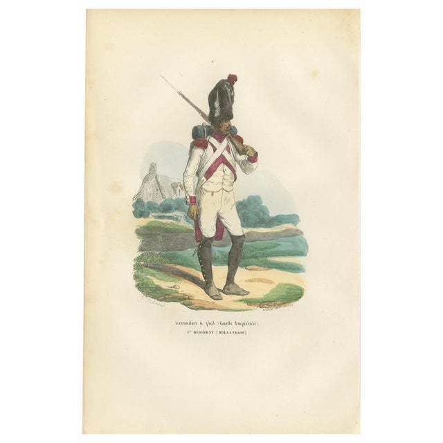 After Horace Vernet, Imperial Guard of Napoleon 3rd Dutch Regiment, 1843, Paper For Sale - Image 10 of 10