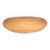 1960s Sculptural Oval Platter Solid Wood Plate Serving Tray For Sale