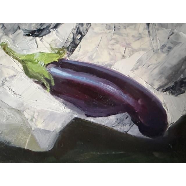 Abstract Expressionism Fruits an Original Group of Oil Painted Fruits by Susan Cohen - Set of 4 For Sale - Image 3 of 18