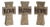 Stone Tabletop Sentiment Cross (Set of 3) For Sale