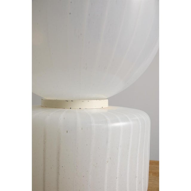 1950s 1950s Sculptural Striped Murano Glass Lamp by Vistosi For Sale - Image 5 of 7