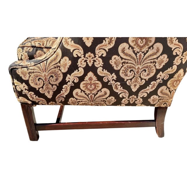 Antique Chippendale-Style Camelback Sofa For Sale - Image 12 of 12