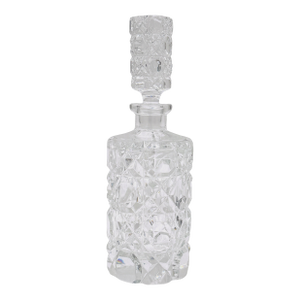 English Art Deco Cut Glass Diminutive Decanter, Circa 1930s