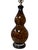 Brown Bombay Blown Tortoise Art Glass Lamp For Sale - Image 8 of 15