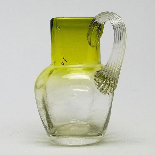 Art Nouveau Milk Jug by Cramberry Glass, United Kingdom, 1900s For Sale - Image 6 of 7