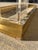 Vintage Brass and Lucite Console Table with Glass Top For Sale - Image 10 of 13