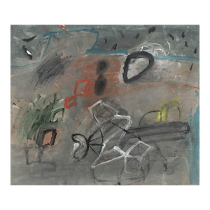 Elfi Schuselka Abstract Composition Oil on Canvas