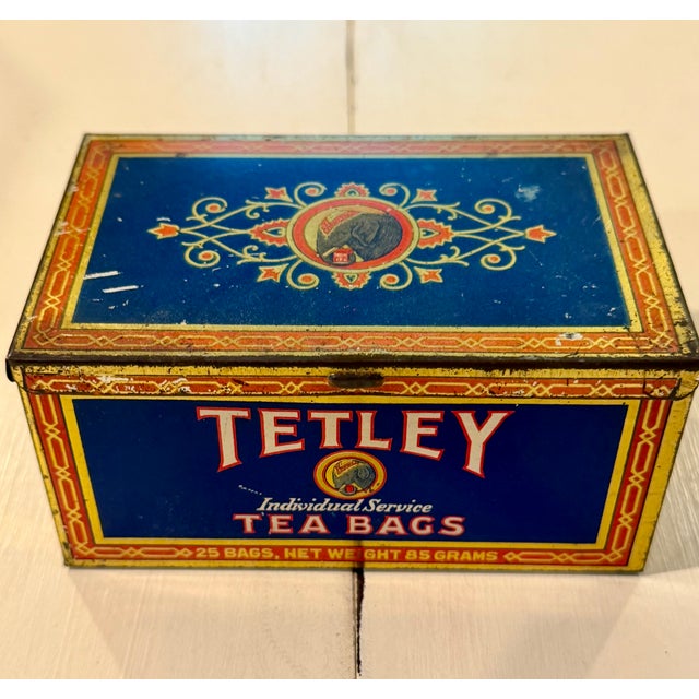Vintage Coffee and Tea Time Tins, Set of 5 For Sale - Image 10 of 18