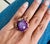 2020s Gia Certified Star Ruby Sapphire Gold Cocktail Ring, Roshe Jewels, 37.55 Carats, Size 7 For Sale - Image 5 of 13