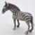 Italian Vintage Italian Handmade Genuine Silver Detailed Zebra Figurine Sculpture For Sale - Image 3 of 9