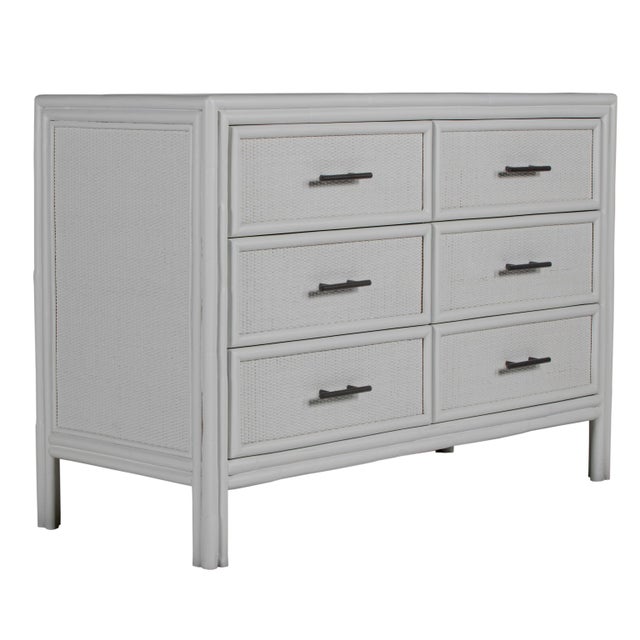 Versatile and highly functional, the Bermuda Six-Drawer Dresser captures the carefree elegance of the Caribbean. Featuring...