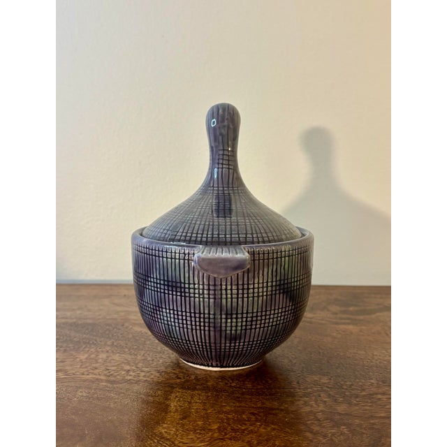 1950s Vintage Ceramic Bird Lidded Vessel in the Manner of Aldo Londi for Bitossi For Sale - Image 5 of 8