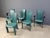Green Vintage Dining Chairs attributed to Pietro Costantini, 1980s, Set of 6 For Sale - Image 8 of 12