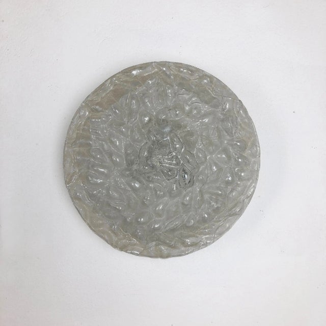 Vintage Glass and Metal Bubble Sconce from Doria Leuchten For Sale - Image 14 of 14