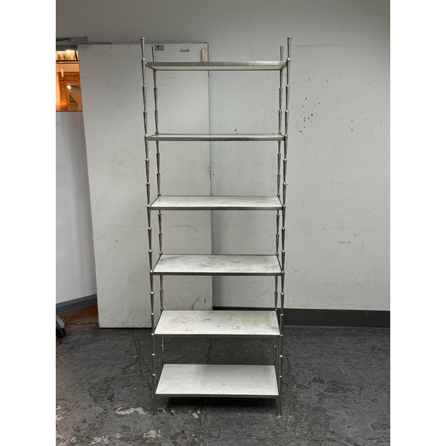 Design Plus Gallery presents the Spike Etagere from Global Views. The etagere is constructed with an antique nickel plated...
