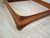 Italian Curved Walnut Bed Frame with Storage Headboard, 1970s For Sale - Image 14 of 18
