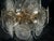 Gold Murano Glass Disc Chandelier by Vistosi, Italy, 1970s For Sale - Image 8 of 10