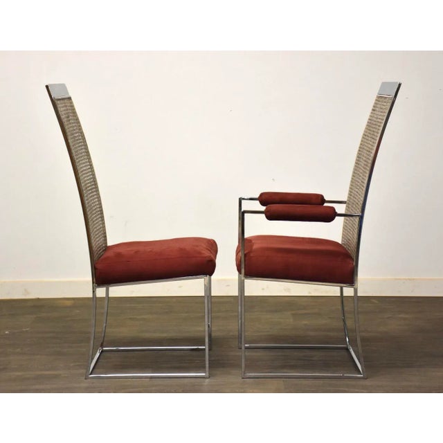 Thayer Coggin Milo Baughman for Thayer Coggin Dining Chairs - Set of 8 For Sale - Image 4 of 10