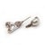 1930s Platinum GIa Certified Natural Pearl Diamond Jabot Pin For Sale In New York - Image 6 of 8