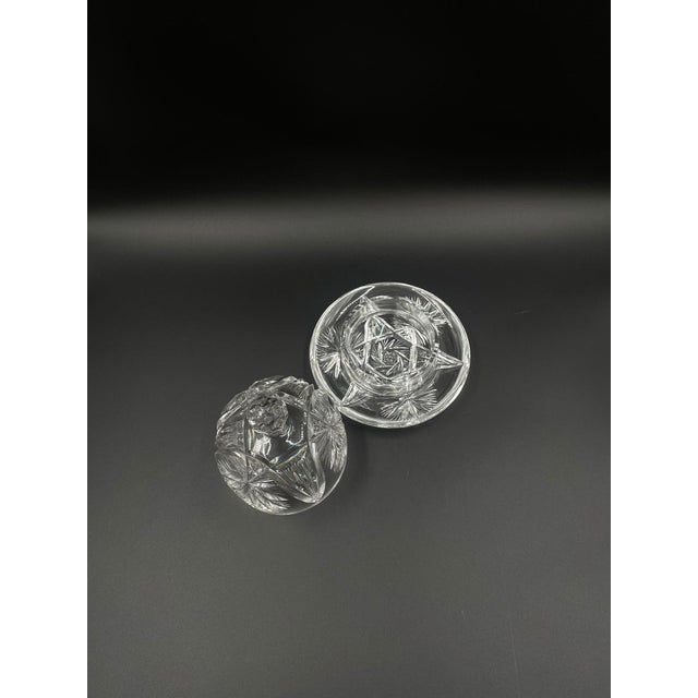 Glass Crystal Butter Dish, 1972 For Sale - Image 7 of 13