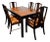 1970s Chin Hua Dining Table and Six Chairs by Raymond Sabota for Bernhardt Furniture For Sale