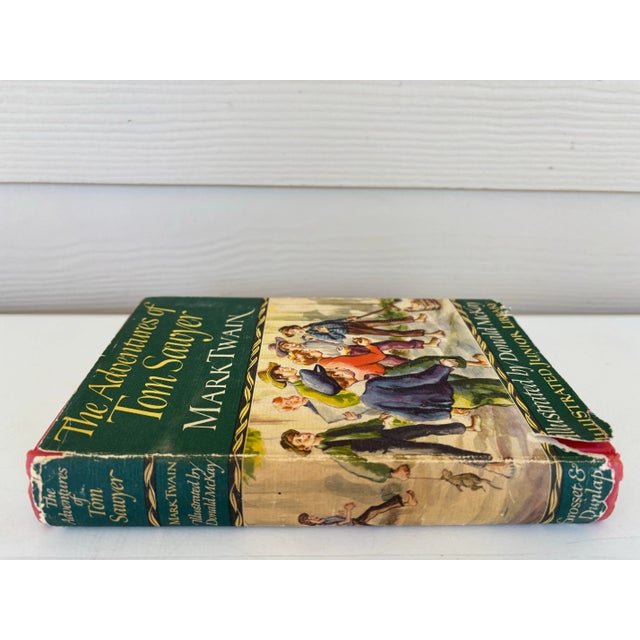 Illustration The Adventures of Tom Sawyer - Mark Twain 1946 Illustrated by Donald McKay Hc/Dj For Sale - Image 3 of 11