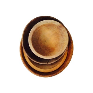 Vintage Wood Bowls - Set of 4 For Sale