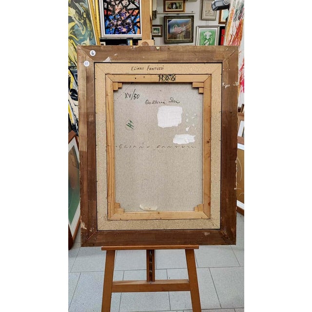 Eliano Fantuzzi, Untitled, Oil on Canvas, Framed For Sale - Image 9 of 18