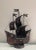 Copper Vintage Brutalist Wrought Metal Pirate Ship Lamp For Sale - Image 8 of 8