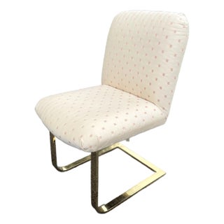 Milo Baughman for Thayer Coggin Cantilever Hollywood Regency Accent Chair For Sale