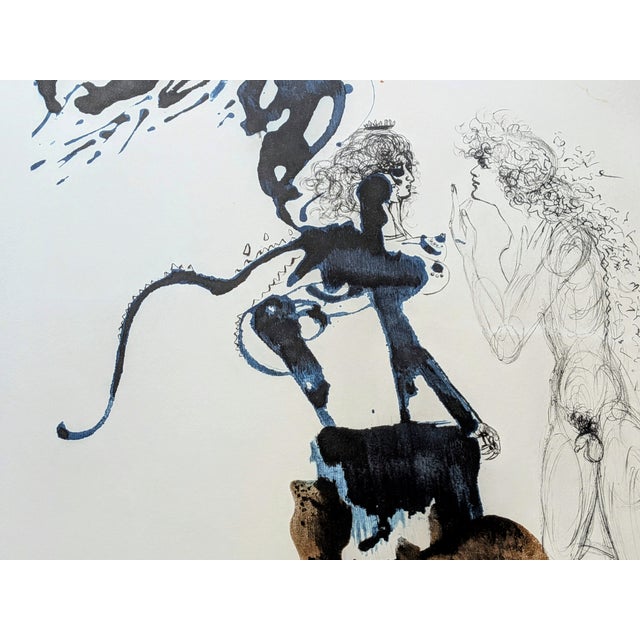 1960s Salvador Dali, Oedipus and Sphynx, 1963, Etching, Framed For Sale - Image 5 of 16