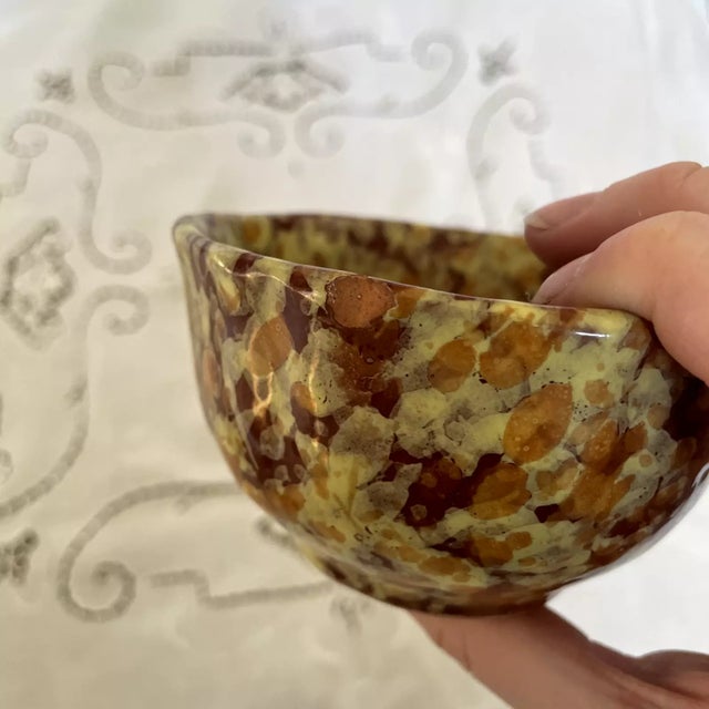 Early 19th Century Antique Splatterware Teacups- Set of 3 For Sale - Image 5 of 5