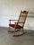 In Style of Eg Møbler Razorblade Oak Rocking Chair Danish Mid-Century Modern 1960s For Sale - Image 9 of 10