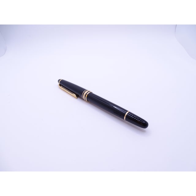 Plastic Meisterstuck 149 Fountain Pen in 14k Gold from Montblanc, 1980s For Sale - Image 7 of 18