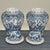 Pair of 19th Century Hand Painted Dutch Blue & White Delft Covered Vases ~ Urns For Sale In Dallas - Image 6 of 18