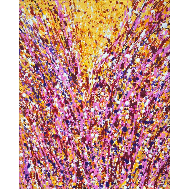 Expression on Gold 23.Modern Original Hand Painting. For Sale