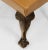 Edwardian Mahogany & Leather Stool Seat on Claw & Ball Legs, 1890s For Sale - Image 6 of 11