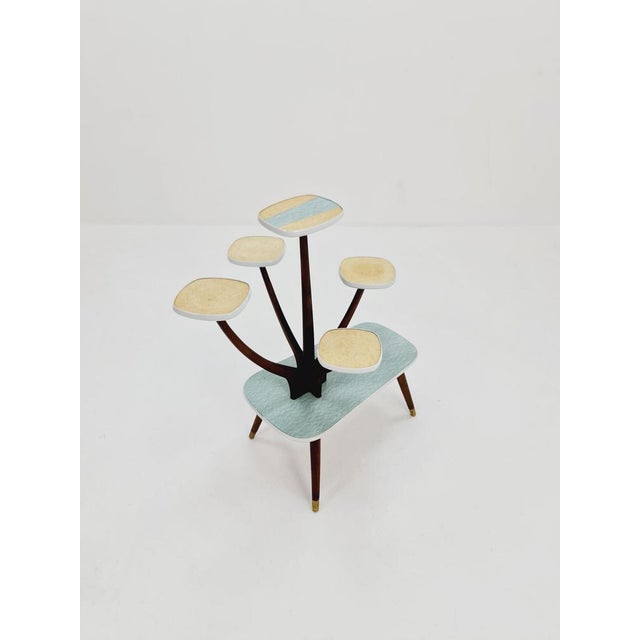Wood Vintage German Plant Stand, 1960s For Sale - Image 7 of 11