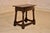 Victorian 19th Century English Carved Oak Joint Stool For Sale - Image 3 of 7