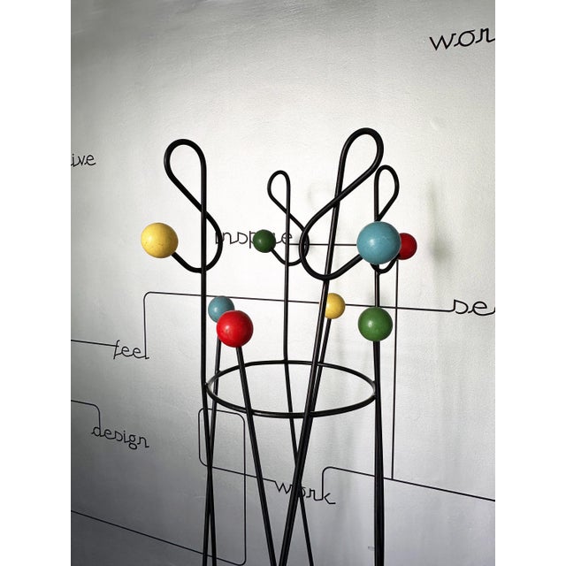 Roger Feraud Clé de Sol Coat Rack by Roger Feraud, France, 1950s For Sale - Image 4 of 16