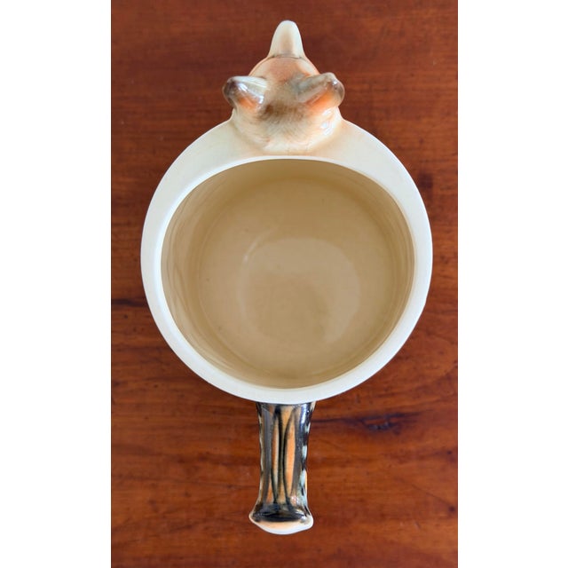 Cream Fox Hunt Pitcher For Sale - Image 8 of 11