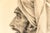 Charcoal Mary Eliza Dixon | Charcoal Portrait of an Eastern Man | Dated 1887 | American Academic Drawing | Documented Provenance For Sale - Image 8 of 8