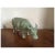 Chinoiserie Antique Late Qing Chinese Monochrome Porcelain Figure of an Ox in Celadon Glaze C. 1890 For Sale - Image 3 of 11