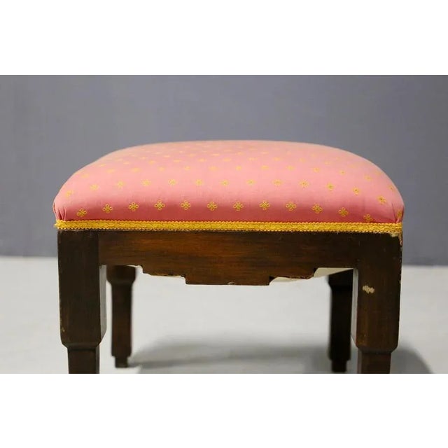 French Futurist Stool by Pierre Chareau, 1910s For Sale - Image 6 of 7