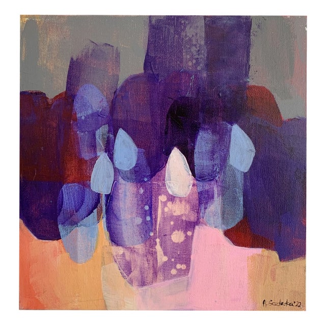 Anna Masiul-Gozdecka, April Rain, 2022, Acrylic on Canvas For Sale