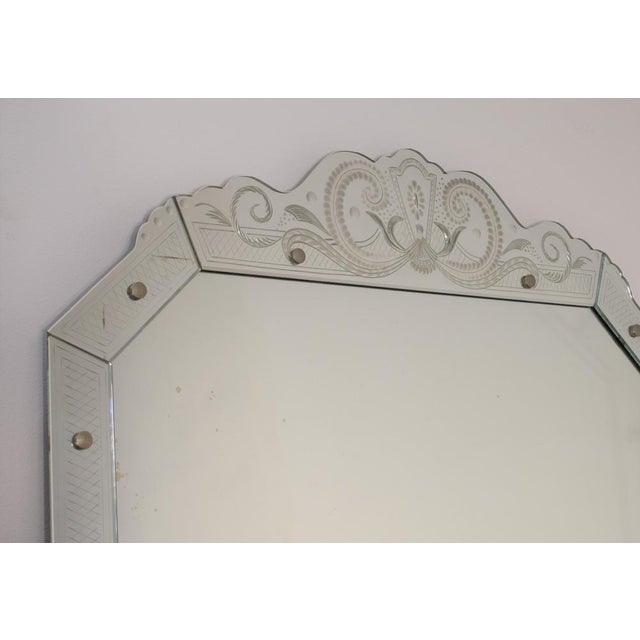 Vintage Italian Mirror by Pietro Chiesa, 1950s For Sale - Image 4 of 16