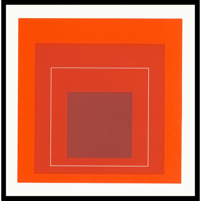 1966 Lithograph "Wls-Xv" by Josef Albers For Sale